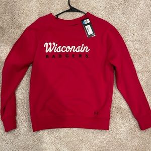 Badgers sweatshirt under armor